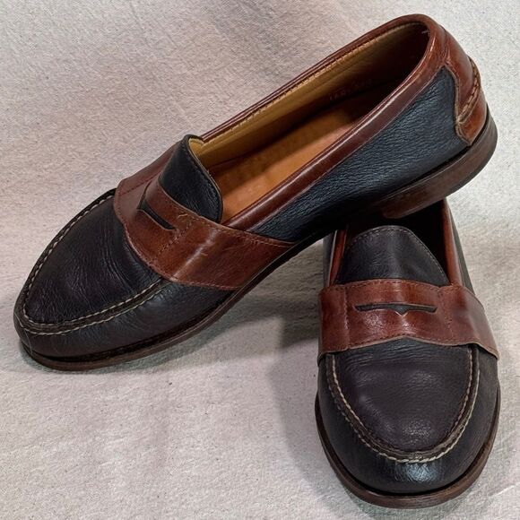 H.S. Trask Penny Loafers Mens Size 10.5N - Picture 6 of 16